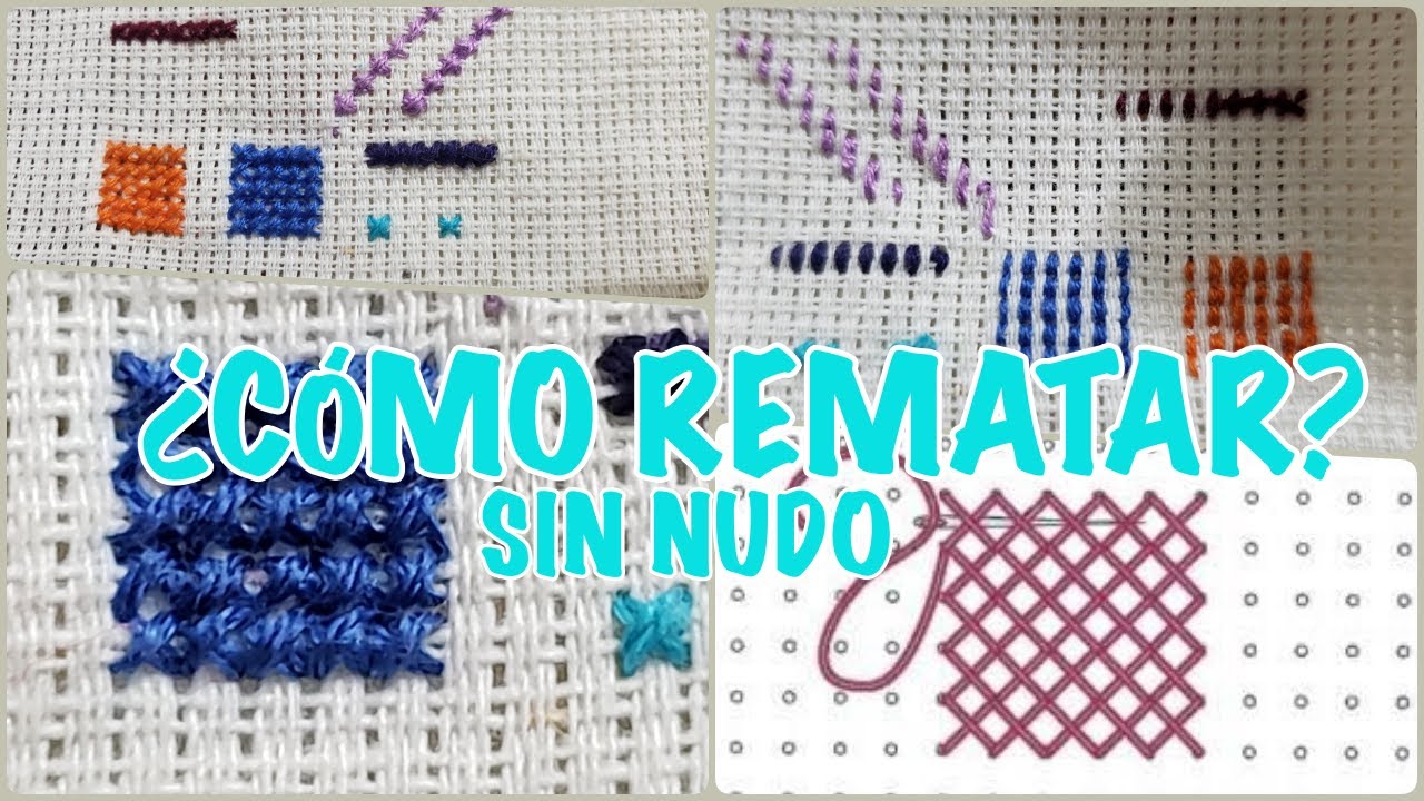 Flosstube 109: ¿COMO REMATAR SIN NUDO? - HEYBRUJILLIZA