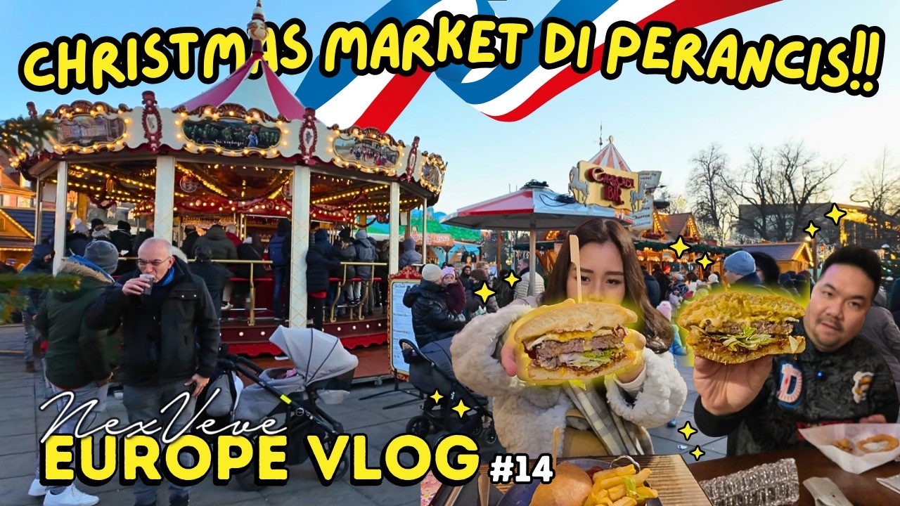 EXPLORE CHRISTMAS MARKET SAMBIL HUNTING MAKANAN!!