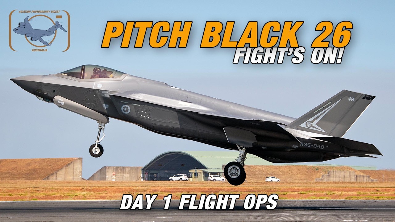 Exercise Pitch Black 2026 | Fights on! First day of flying operations from Darwin, Part 1.