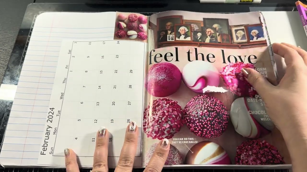 ✂️🎉DIY 2024 Planner from Composition Notebook (aka gluebook)