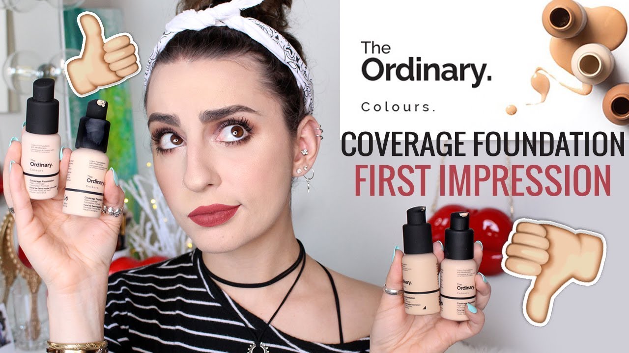 The Ordinary Coverage Foundation: First Impression & Demo!