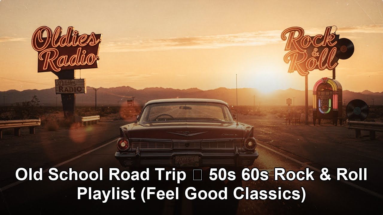 Old School Road Trip 🚗 50s 60s Rock & Roll Playlist (Feel Good Classics)