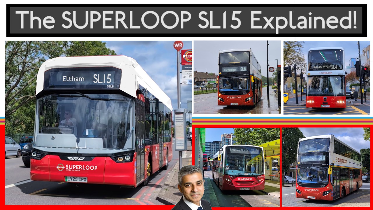 The SL15 SUPERLOOP Express Bus Route! Clapham - Eltham with Single Deckers? TfL London Buses