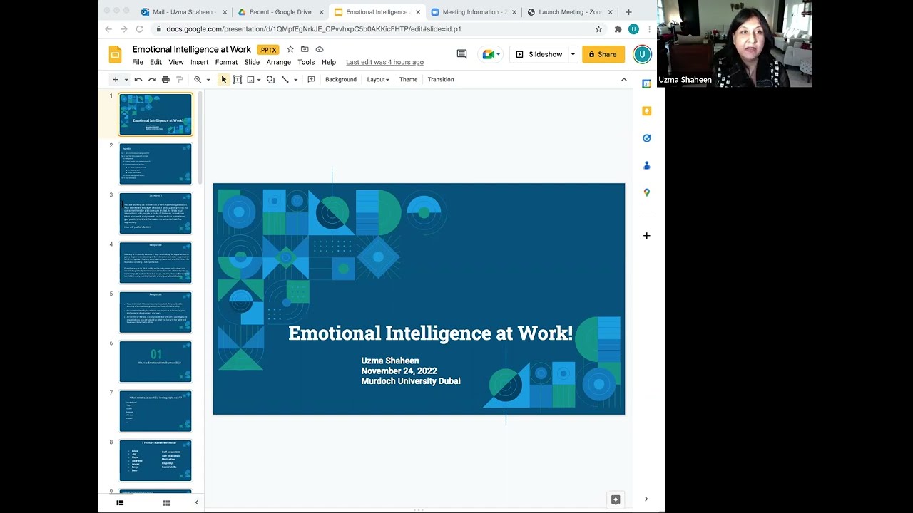 Emotional Intelligence at Work