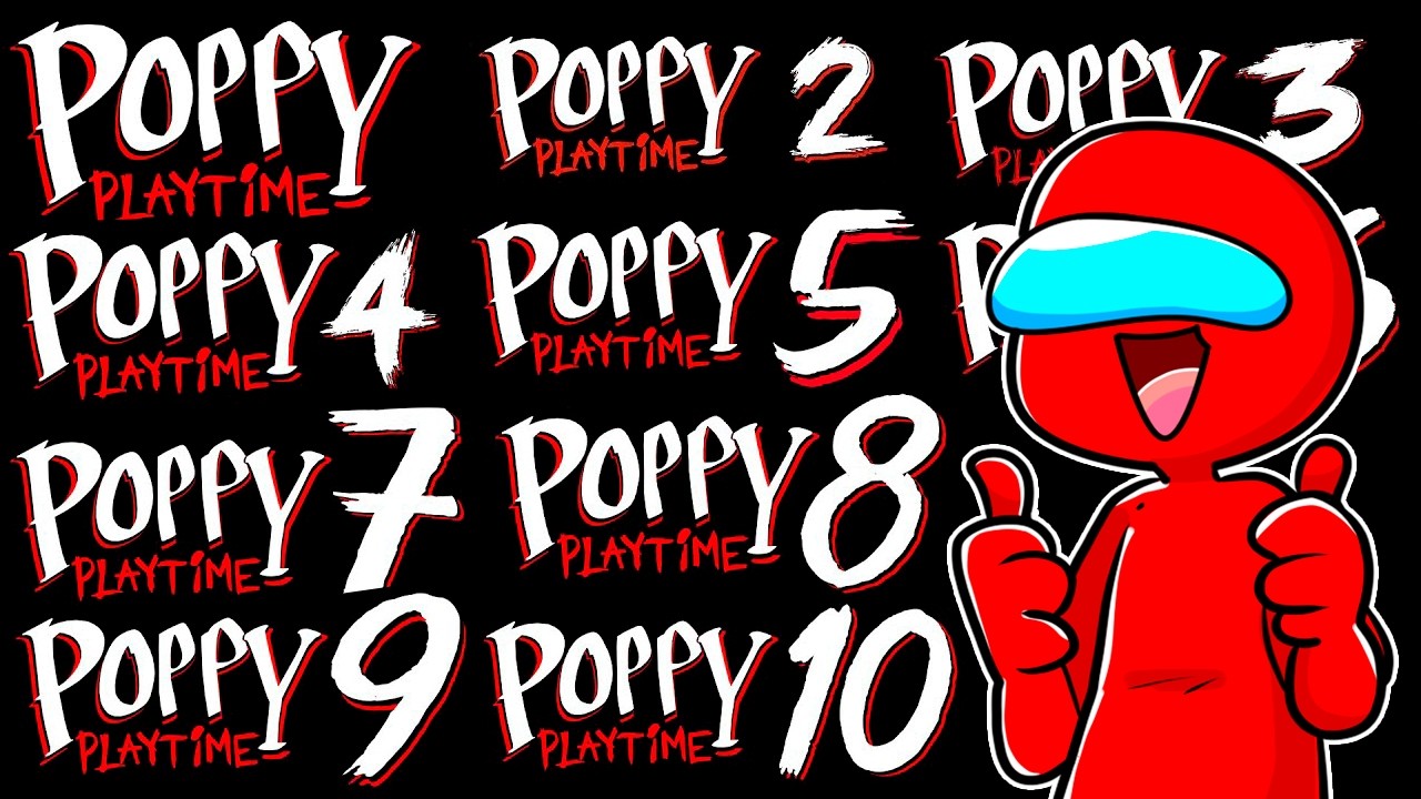 Poppy Playtime Del Capítulo 1 al 10 😱 HISTORIA COMPLETA
