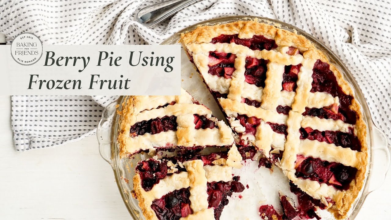 Berry Pie Using Frozen Fruit