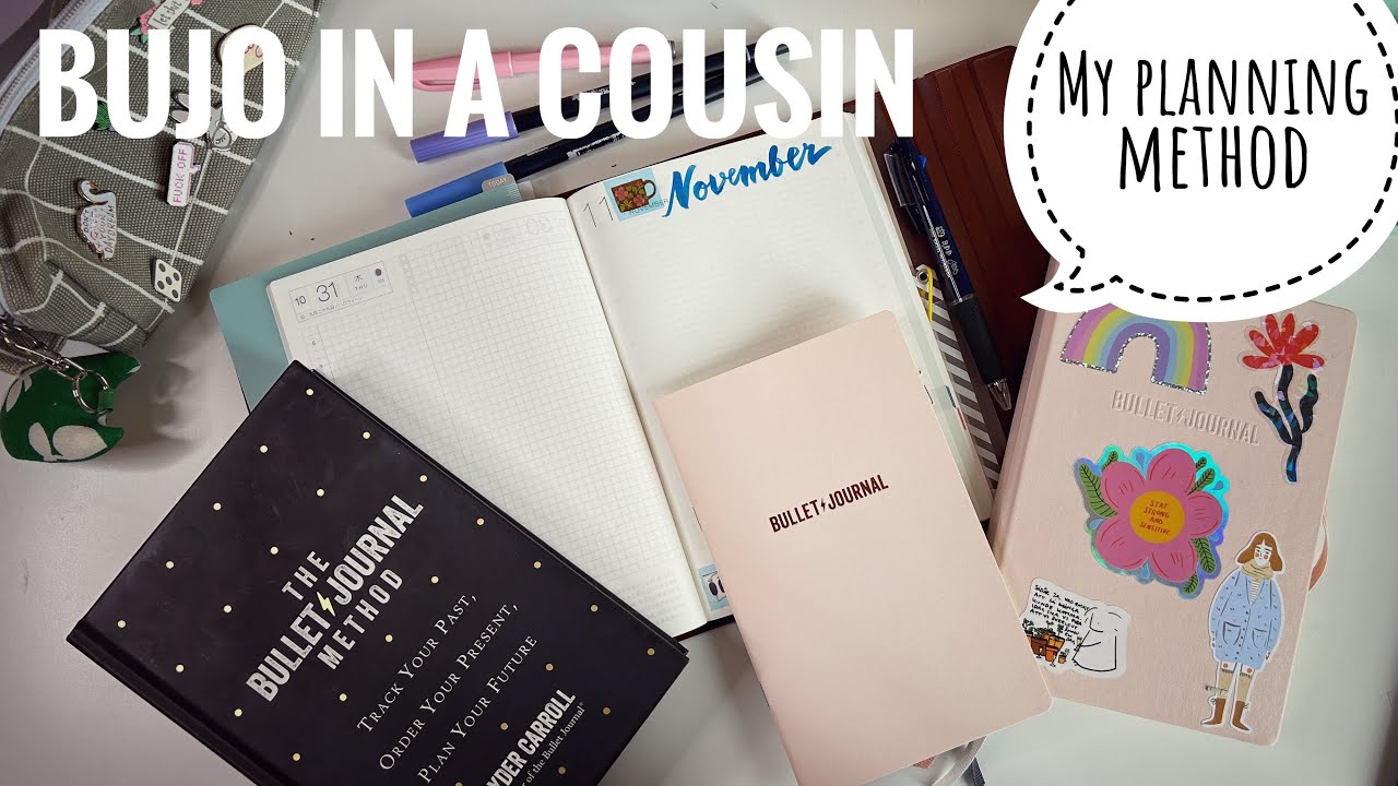 How to bullet journal in a Hobonichi Cousin preprinted planner