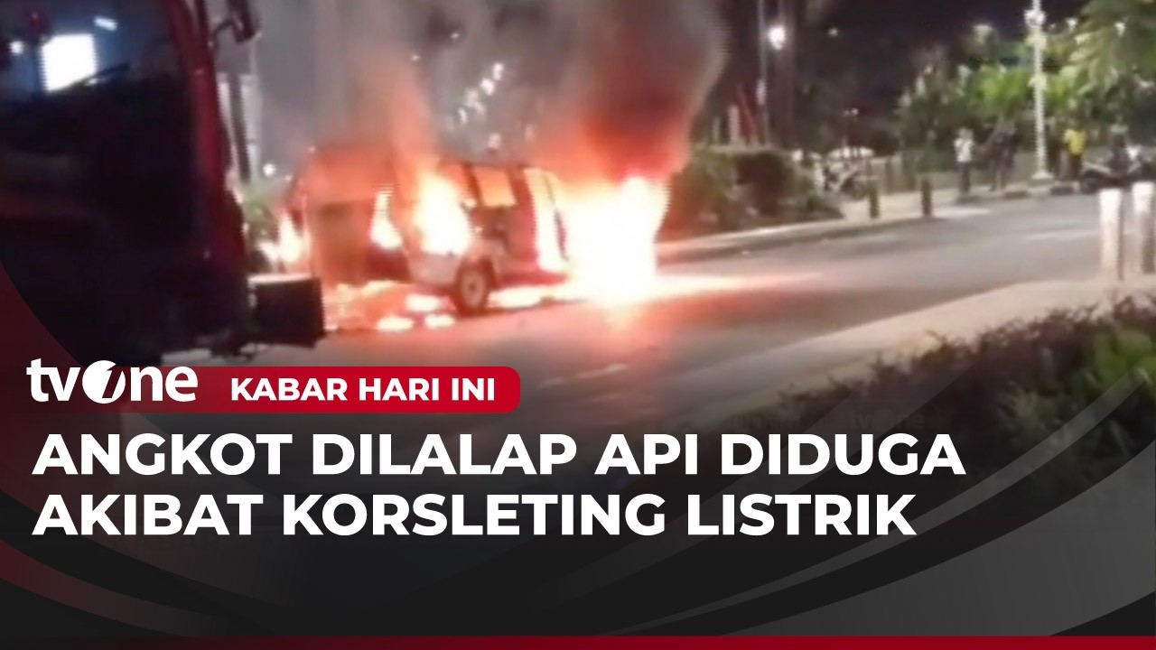 Angkot Hangus Terbakar di Kawasan Palmerah | Kabar Hari Ini