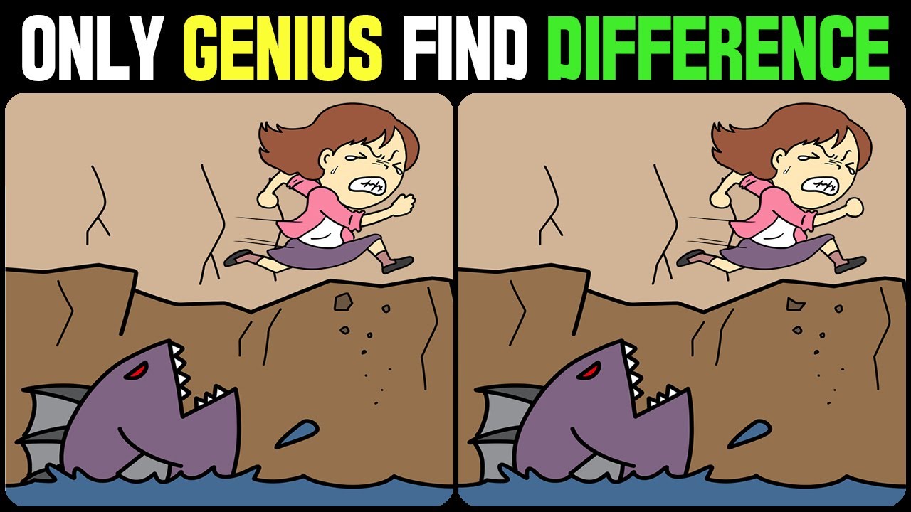 Spot The Difference : Only Genius Find Differences [ Find The Difference #122 ]
