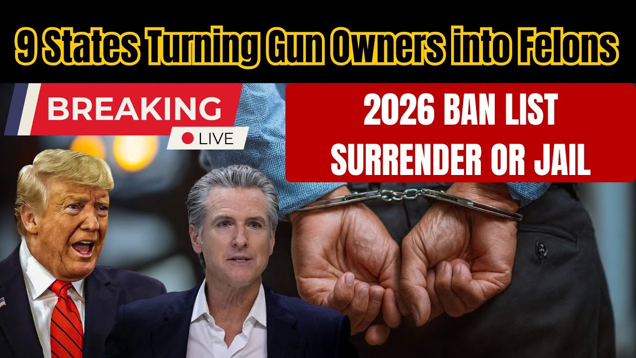 9 States Turning Gun Owners into Felons in 2026