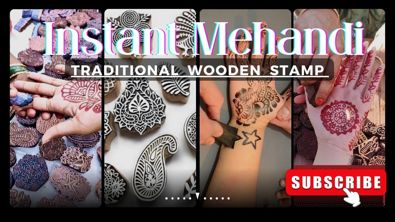 Instant Henna Stamps Mehndi Design || Cheapest & Easy|| How to apply & clean Full Details and Review