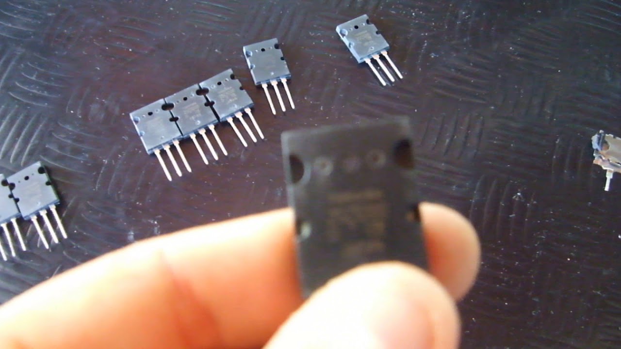 Transistores Falsificados 2SA1943 2SC5200 Toshiba Saiba como identificar Com um Imã