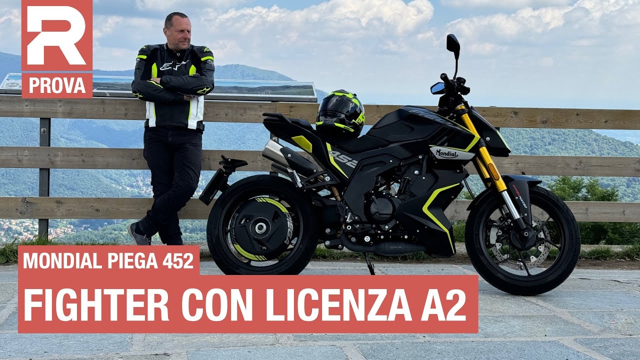Mondial Piega 452 - prova - come è fatta e come va la naked A2 più sportiva di tutte