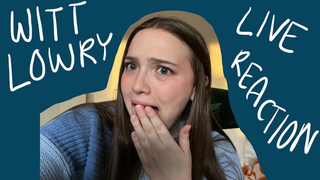 WITT LOWRY: IF YOU DON'T LIKE THE STORY WRITE YOUR OWN --- live reaction!!!