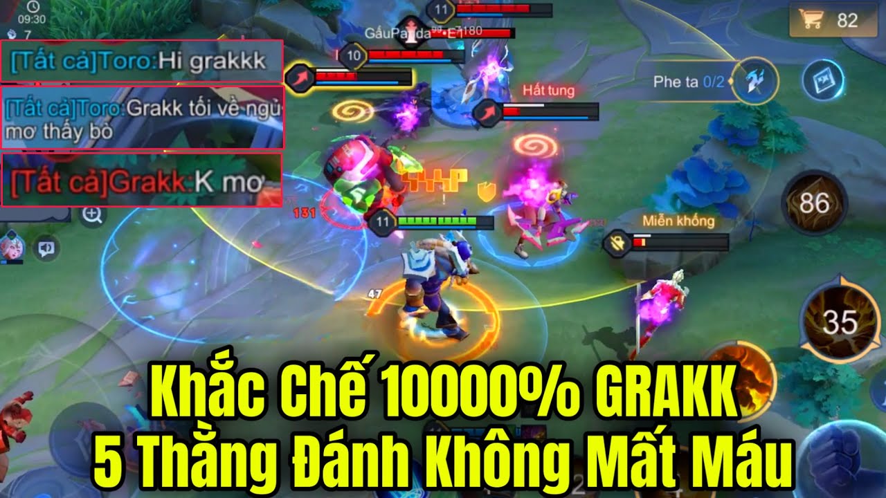 Khắc Chế 100000% GRAKK và Khiến GRAKK Tối Ngủ Chắc Mơ Tướng Này