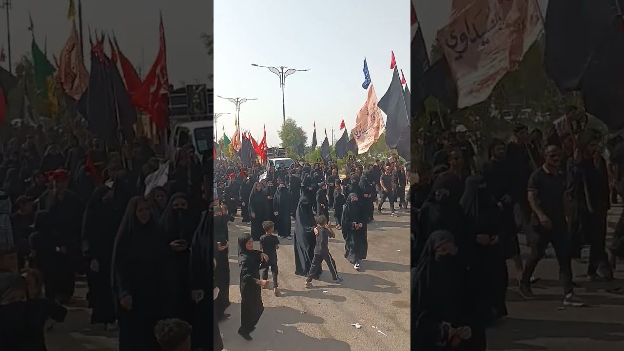 موكب شهيد الجمعه اهالي سوق الشيوخ 