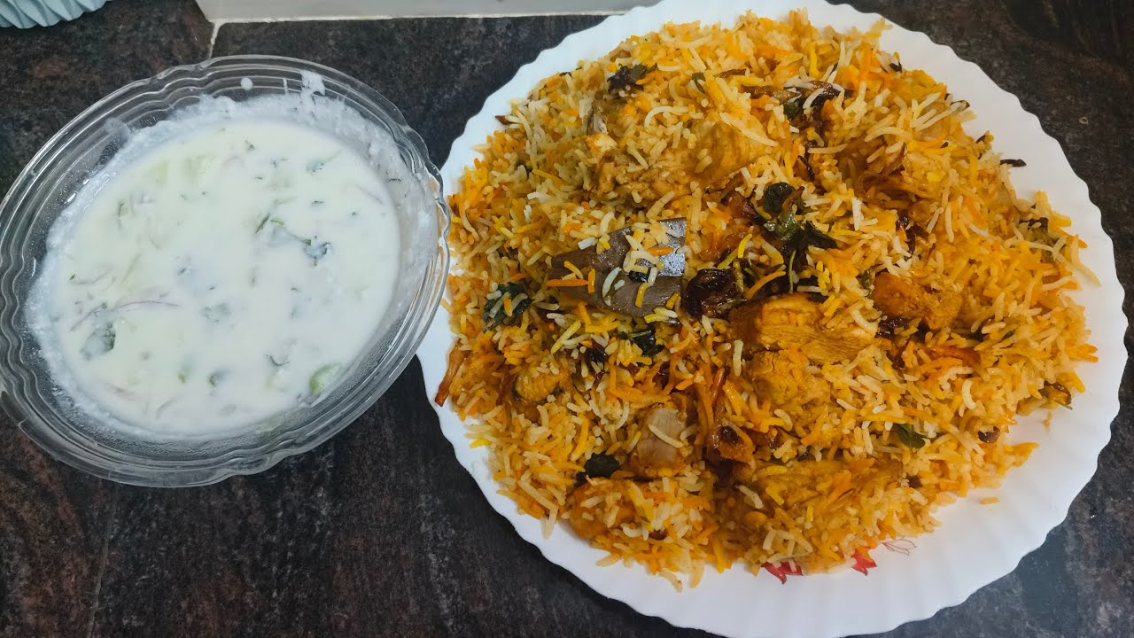 Hyderabadi Chicken Biryani Recipe || Tasty & Easy Recipe By Hyderabad kitchen zaika 