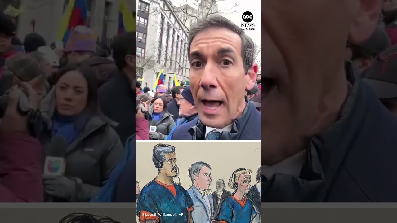 Aaron Katersky reports from outside federal courthouse in Manhattan where ousted Venezuelan leader
