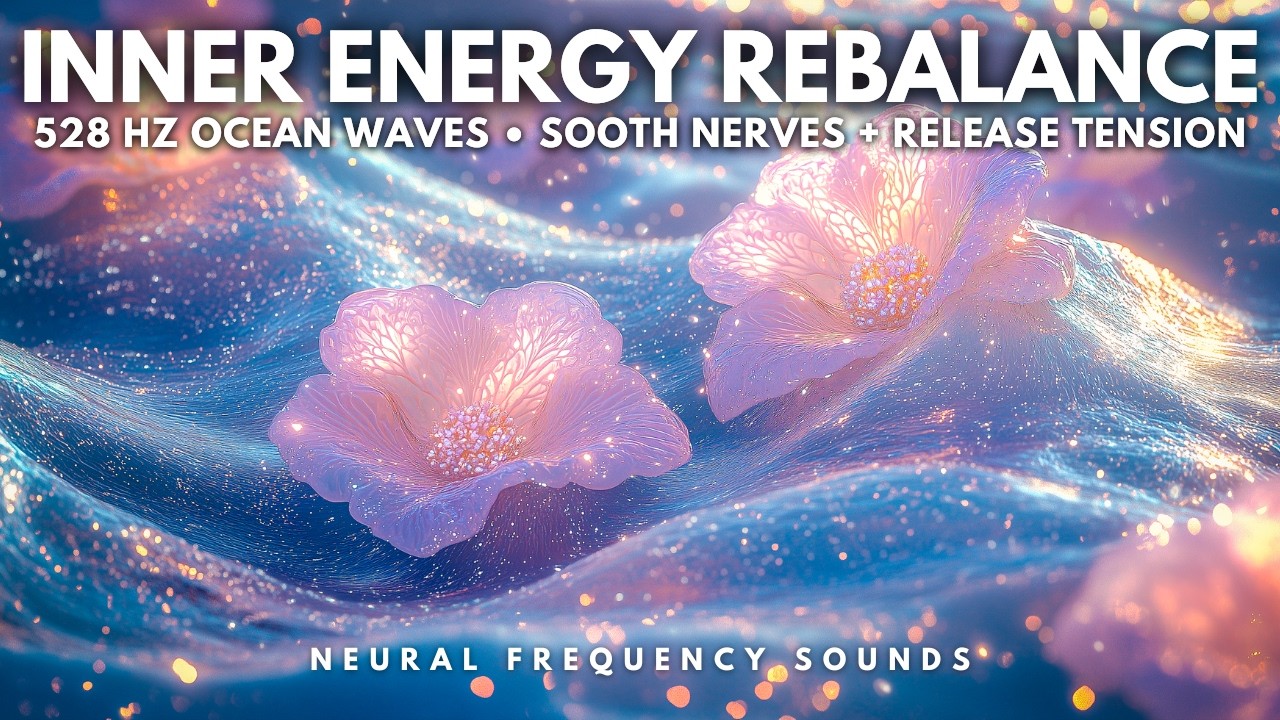 528 Hz 🌊 Ocean Waves for Deep Healing • Nervous System Reset & Emotional Balance | Extended Session