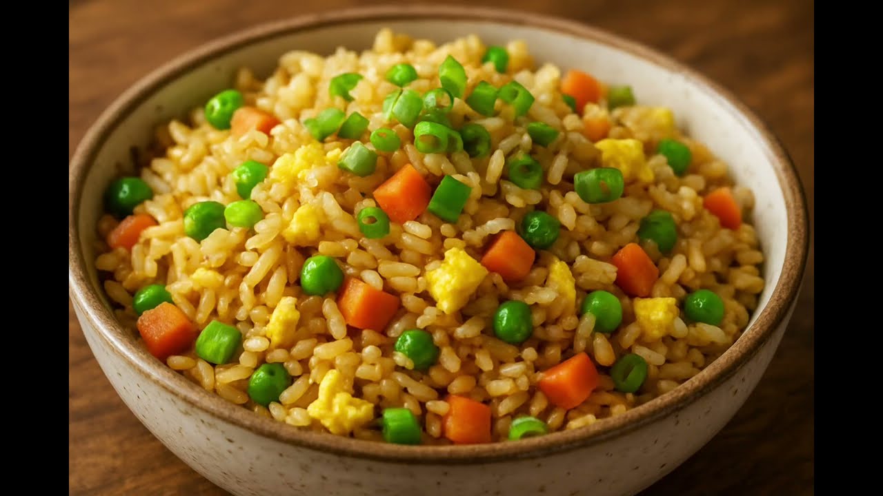 झटपट बनने वाला फ्राइड राइस                                     बच्चों का फेवरेट Veg Fried Rice