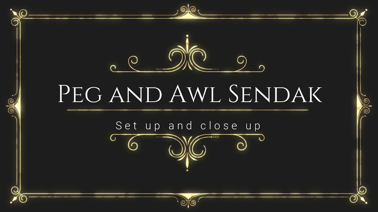 What's in my Peg & Awl Sendak artist roll