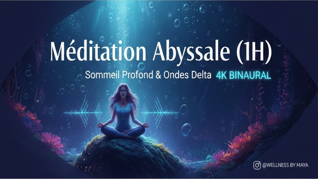 Méditation Abyssale (1H): Sommeil Profond & Ondes Delta 432hz | 4K Binaural