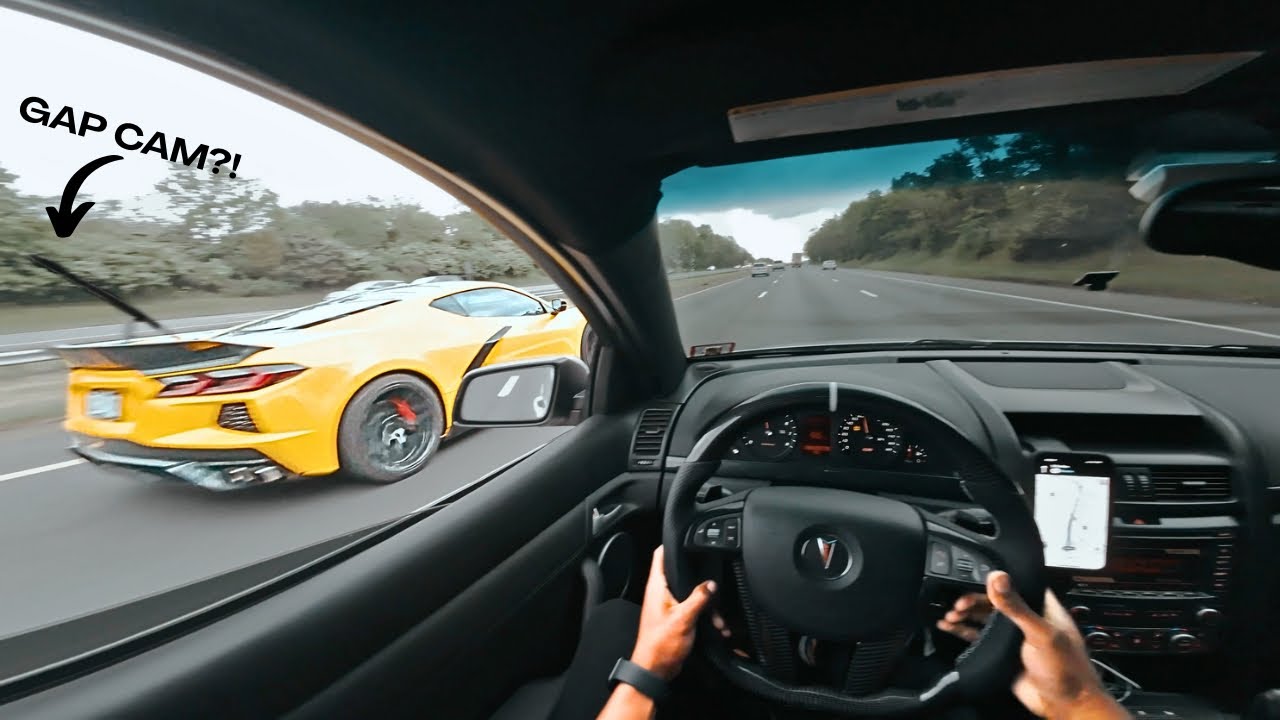 600-сильный C8 и CAMMED LS3 PONTIAC G8 терроризируют шоссе | POV DRIVE