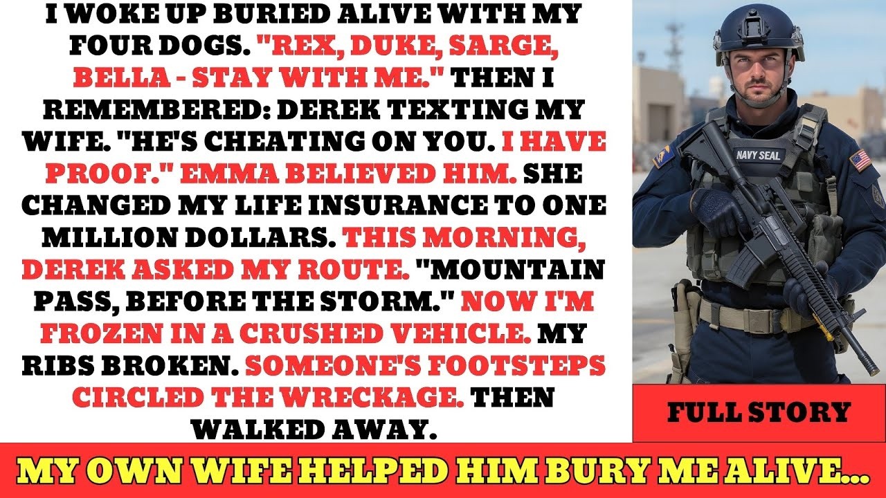 Fatal Blizzard Crash Buried Officer Alive With 4 Dogs—Navy SEAL's Elite K9 Launched Daring Rescue.