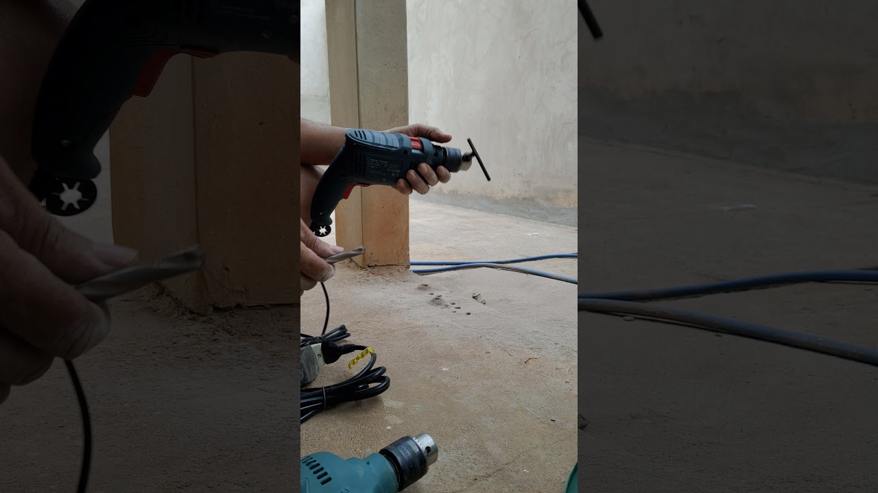 Comparativo Furadeira Bosch GSB 550Re VS Makita M0801B Ambas 550W