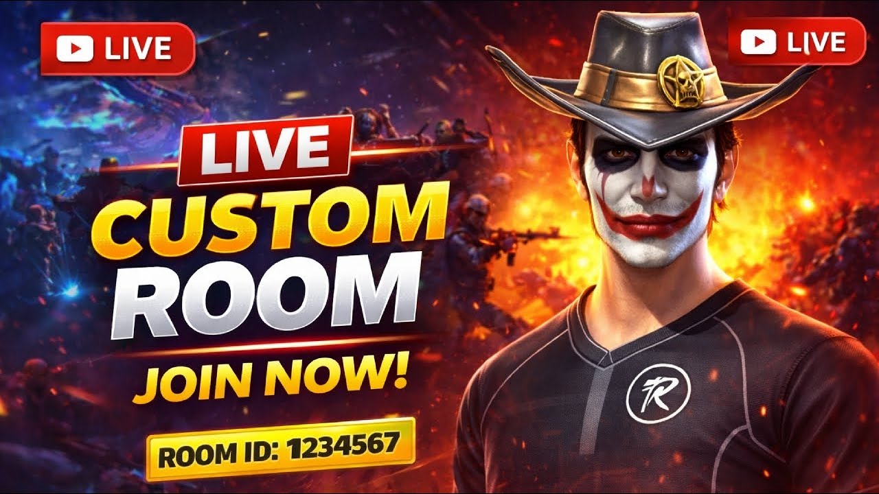 Live Streaming of TK  BOSS Live Custom Room 1 VS 4 😊