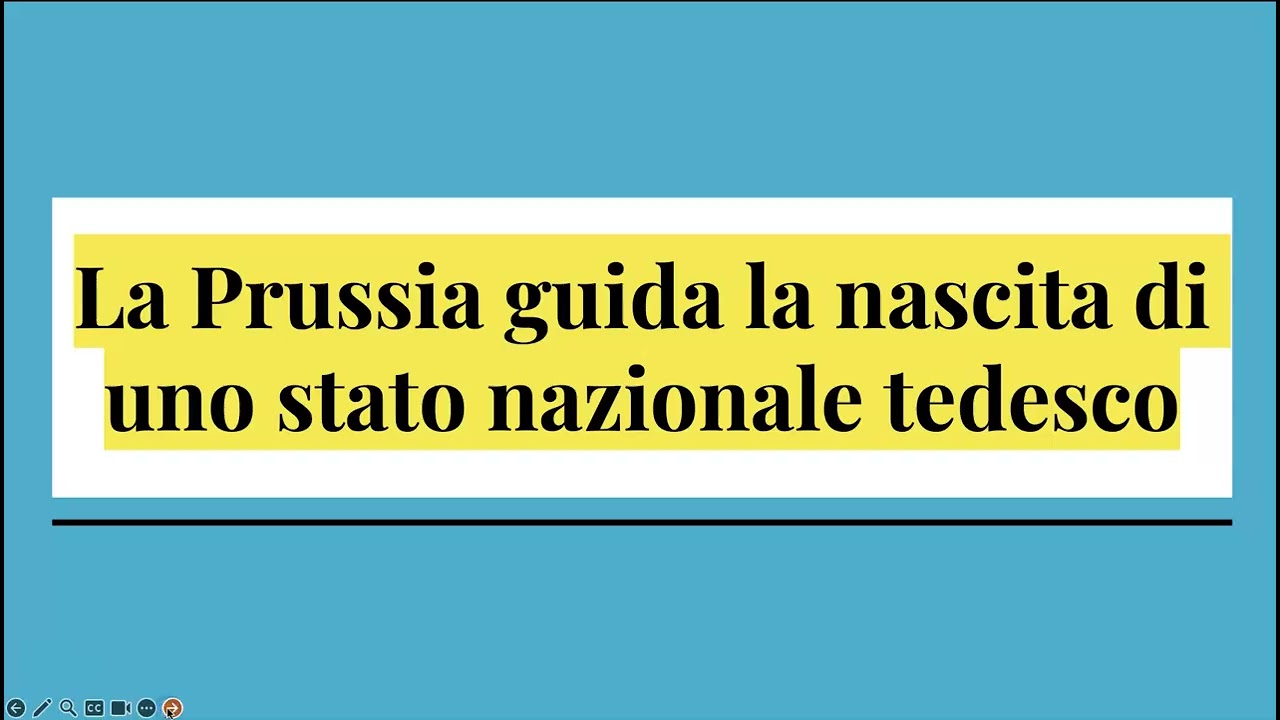 Il completamento dell'unificazione italiana nel contesto europeo (1851-1871)