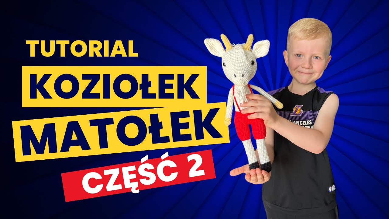 Zróbmy razem koziołka matołka na szydełku / tutorial krok po kroku od sznurekzpetelka