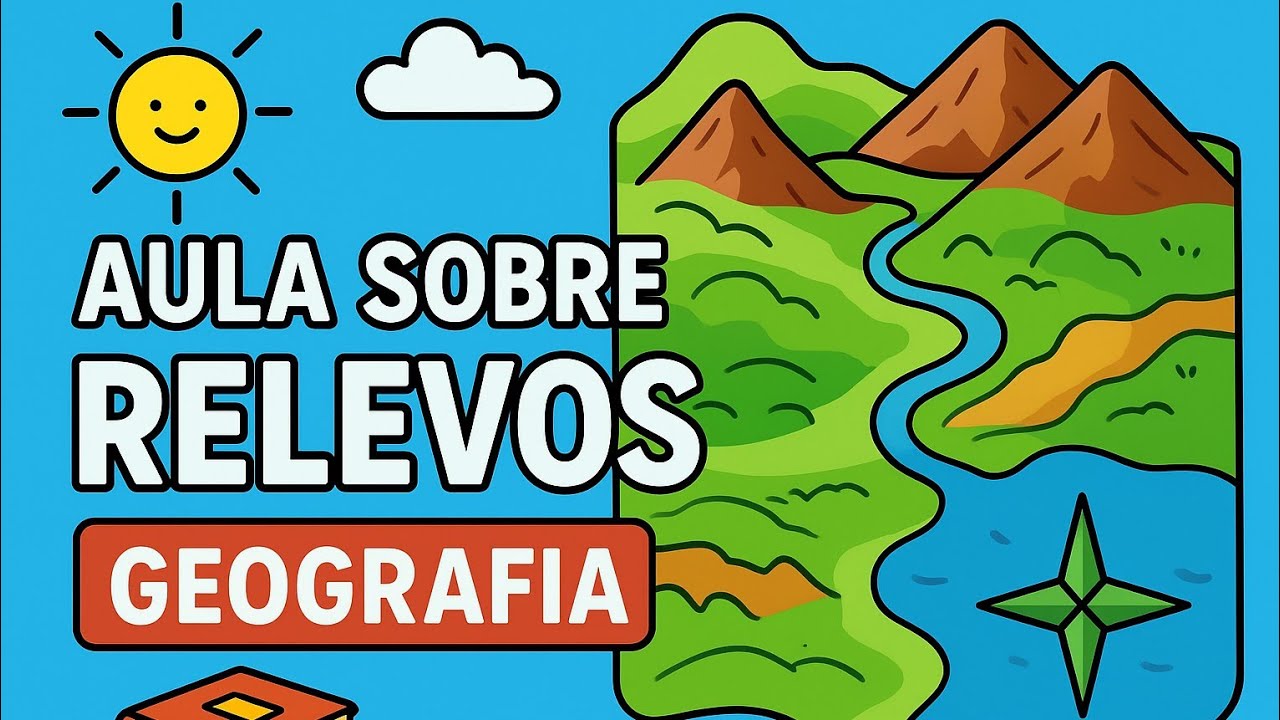 Relevos / Aula didática Geografia/ Ensino fundamental 