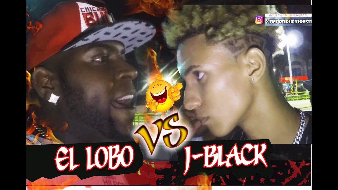 ⚰ UN ASESINATO FREE!!! ✝ EL LOBO Vs J BLACK Junte Freestyle en Plaza Güibia