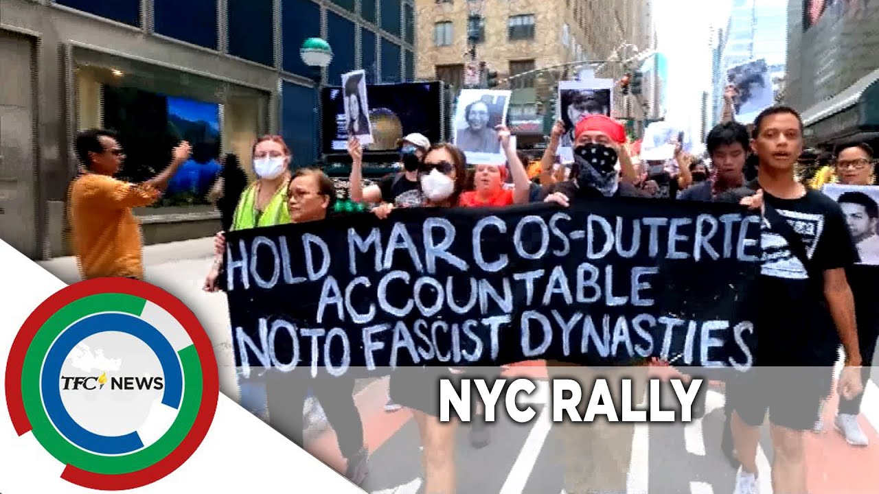 Marcos supporters, critics face off in NYC rally | TFC News New York, USA