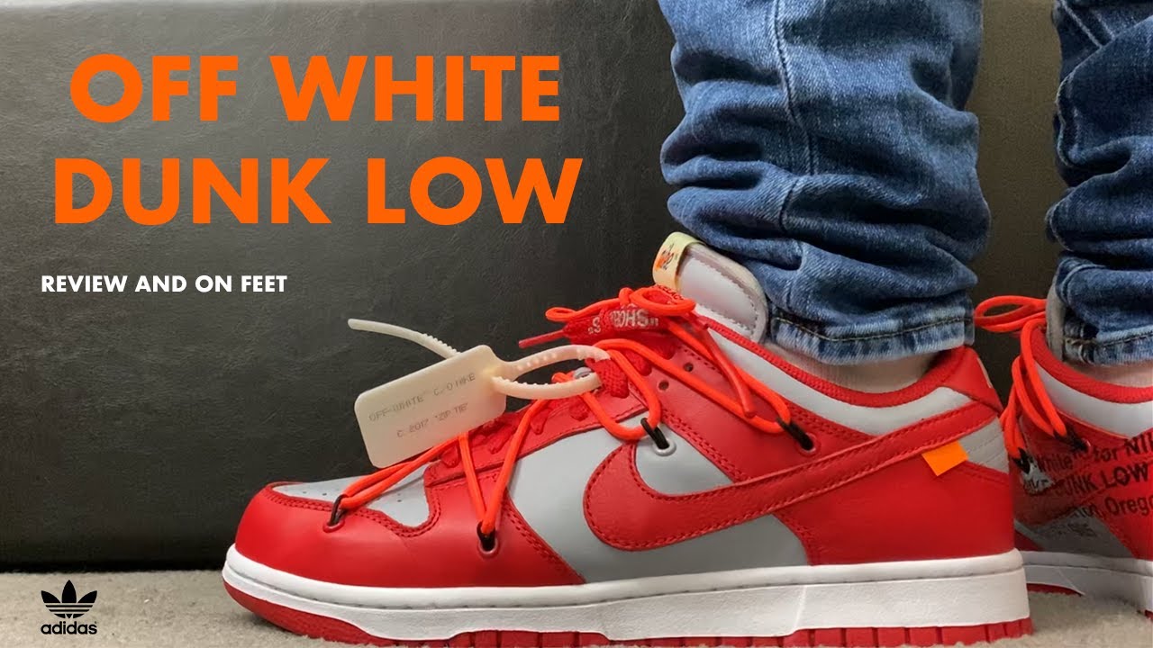 Off White Nike Dunk Low University Red Review and On Feet