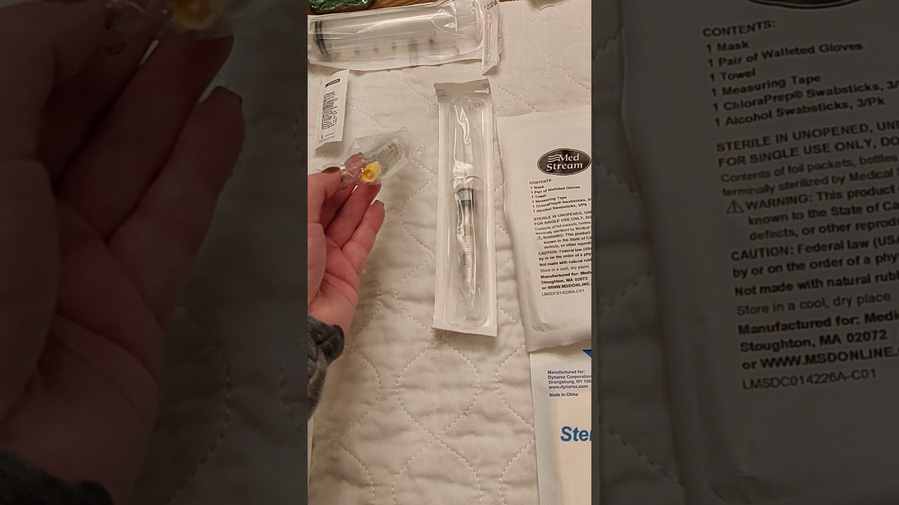 Day 1 IVIG infusion set up and prep - infusions at home (1/2)