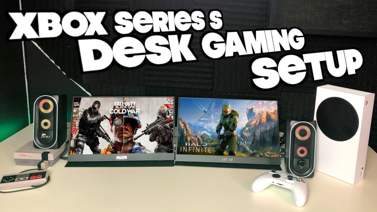 I built an Epic Xbox Series S Gaming Desk Setup - Xbox Winner Announced | Nextraker