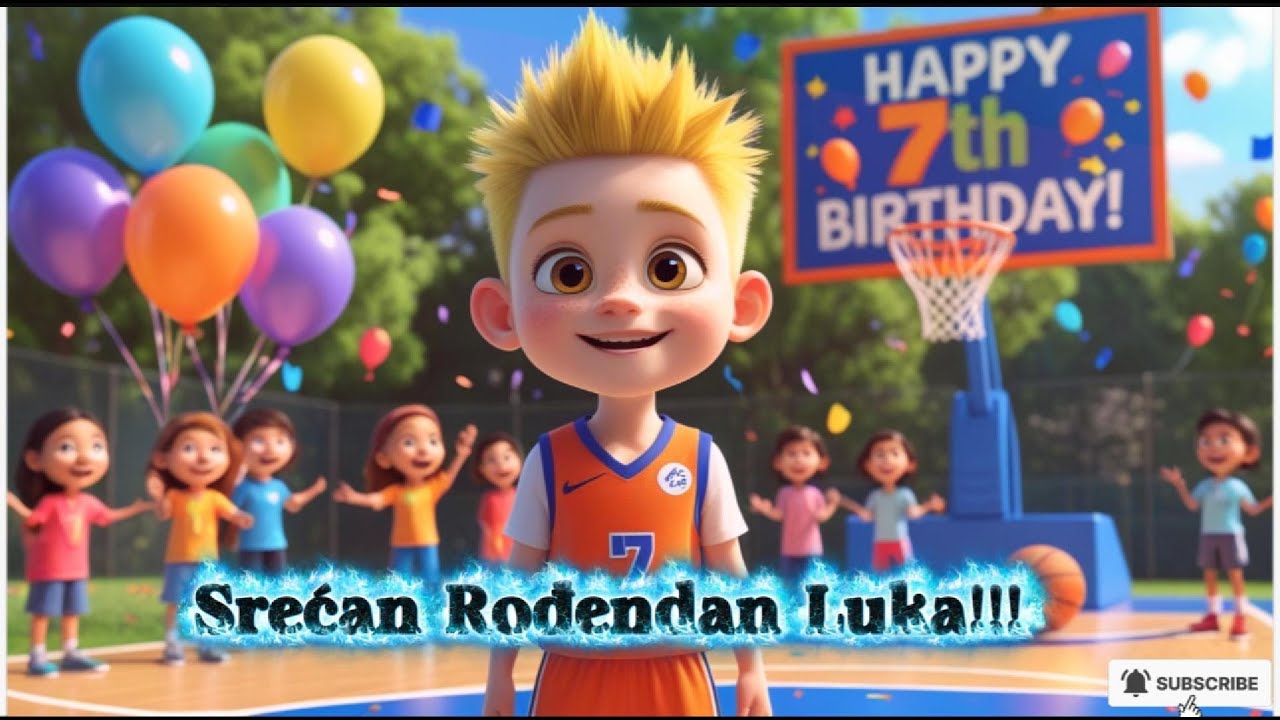 Luka Srećan Rođendan  !!!  I Dečija pesma  I Isaak Tv #decijepesme #rodjendan