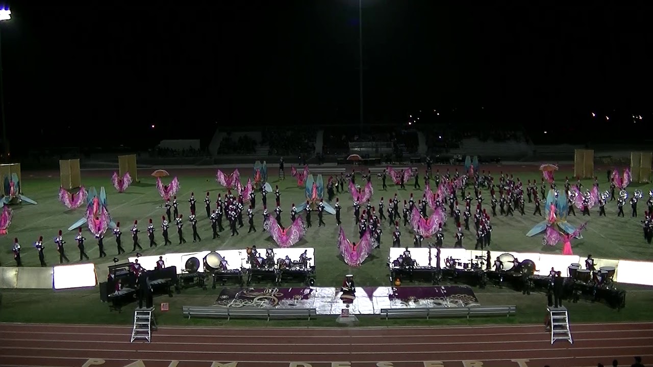 AYALA HS BAND & COLOR GUARD @ PALM DESERT HS 10/21/17
