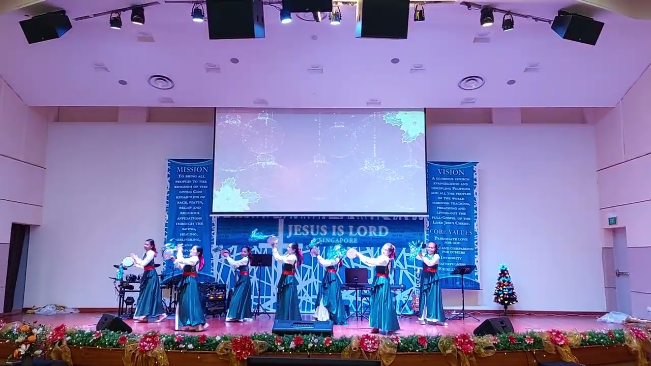 Hark the Herald/King of Heaven JILSG Tambourine Dance💜🙏😇