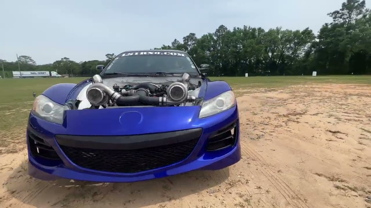 TT LS3 RX8  HITS THE STREETS. Five Flags Drift Test/Tune