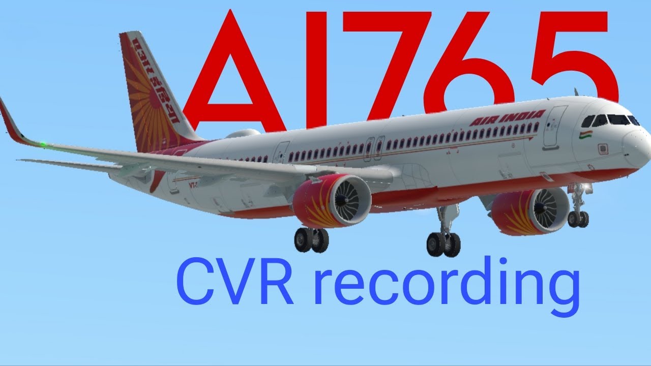 AI 765 CVR recording My crash in Fly-along-event of @FlightSimRFS101
