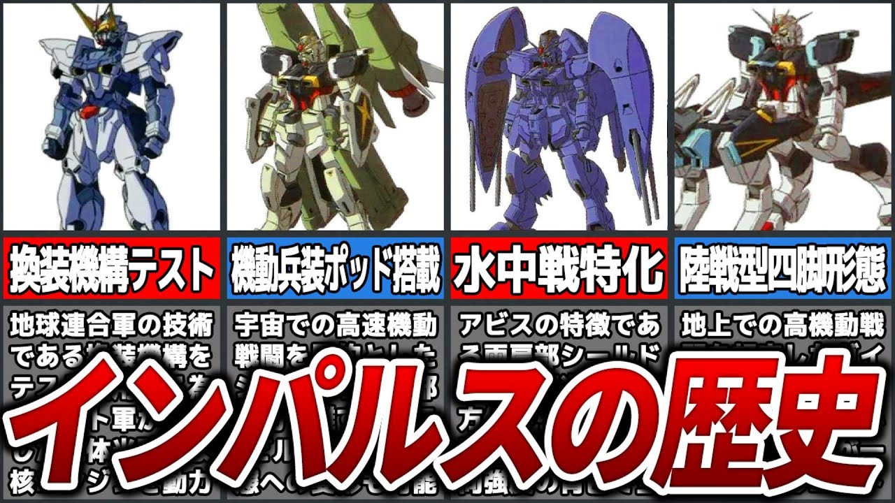 【様々なペーパープランが存在する系譜】インパルスの歴史【ガンダムSEED DESTINY】【ゆっくり解説】