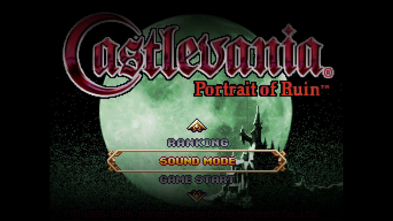 Castlevania: Portrait of Ruin nds - Meeting of Destiny cover by HOBBY TIMES