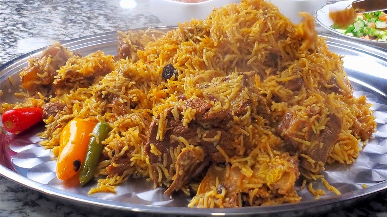 طبخ كبسة لحم لذيذه وسريعة التحضير Cooking meat and rice kabsa easy and delicious