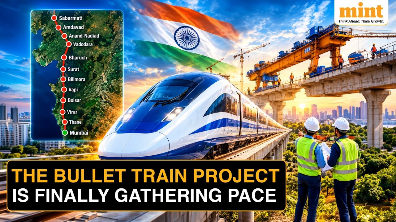 India's ₹2 Trillion Bullet Train Project Enters Final Construction Phase After Years Of Delays