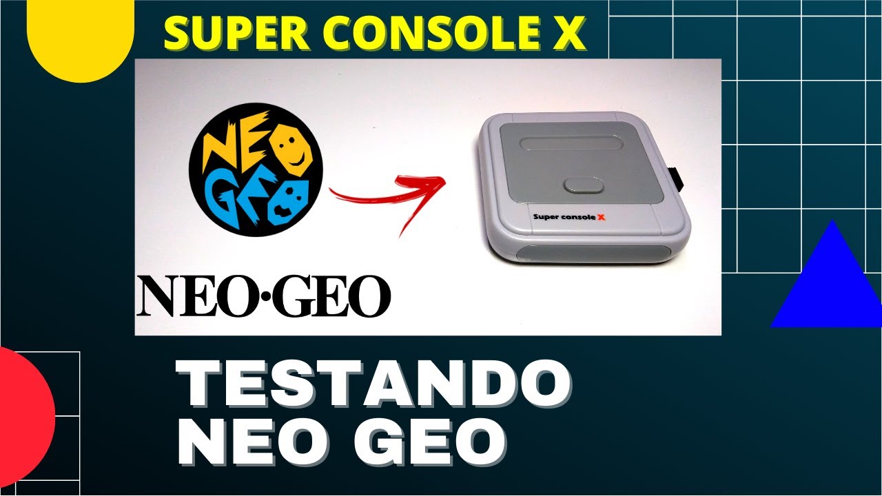 Testando NEO GEO MVS AES no SUPER CONSOLE X
