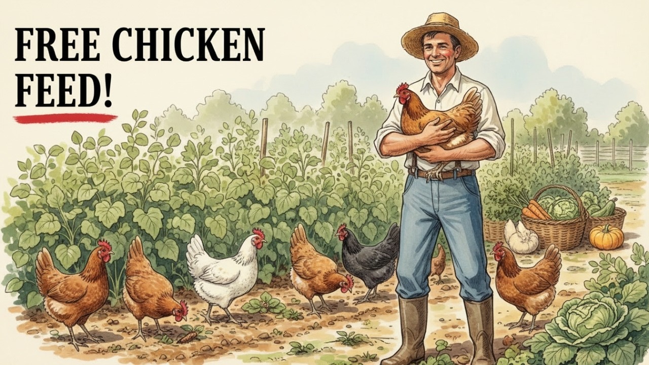 I Haven't Bought Chicken Feed In 3 Years - Here's My System