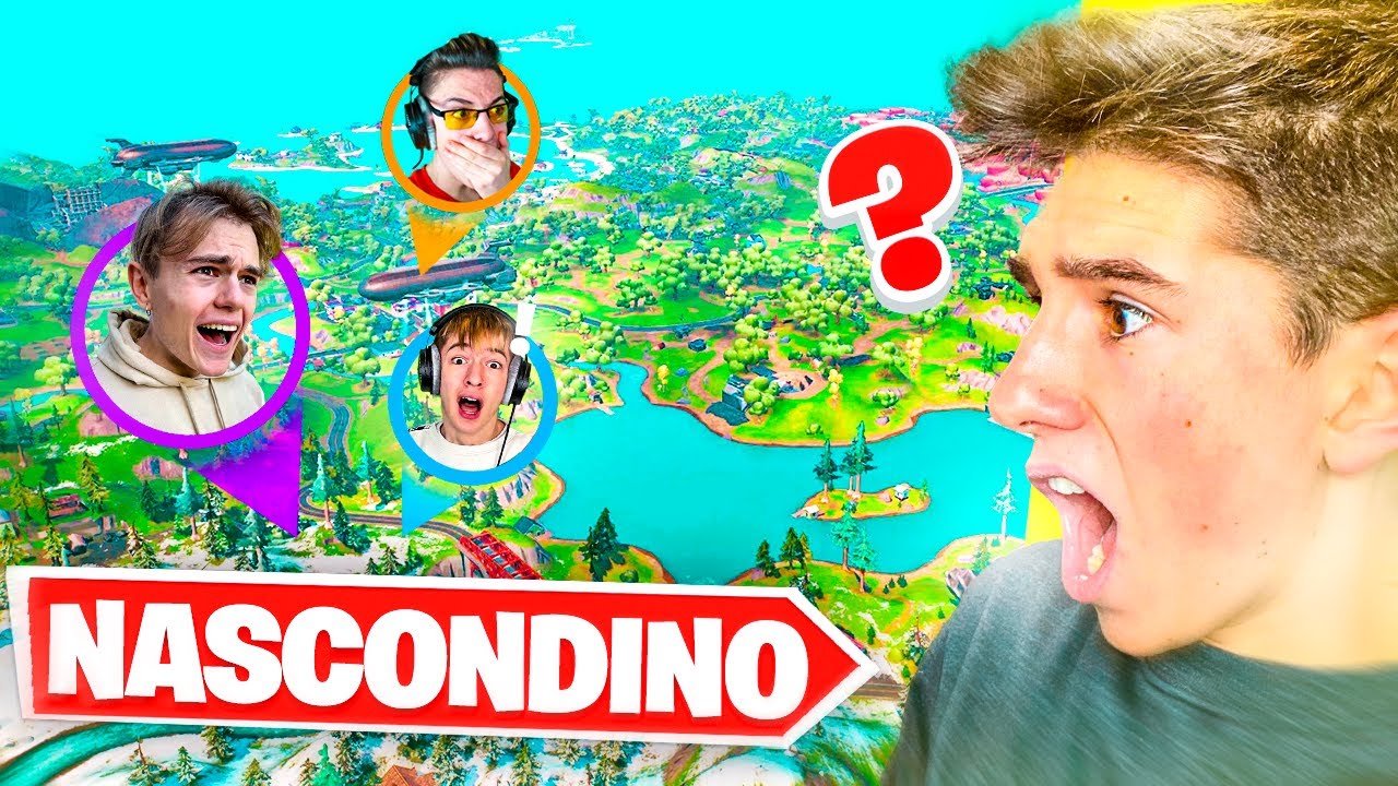 NASCONDINO per tutta LA MAPPA CON 1.000 EURO IN PALIO!! Fortnite ITA